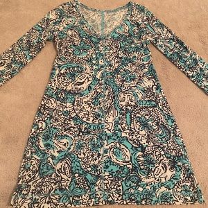 Basically New! 3/4 sleeve Lilly Pulitzer dress.